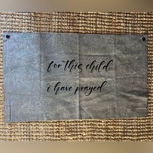 Canvas Banner 37”x22”